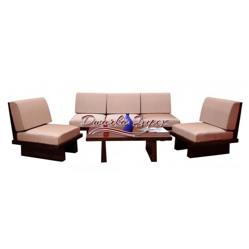 Buy Sheesham Wood Classic Three Seater Sofas Set Surface180